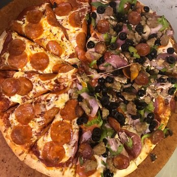 Straw Hat Pizza - Combo pizza!! Super delish! - Pizza Near Me - Watsonville, California