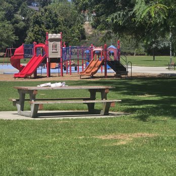 Thomas Burton Park - Playground and picnic table - Parks Near Me - Hacienda Heights, California