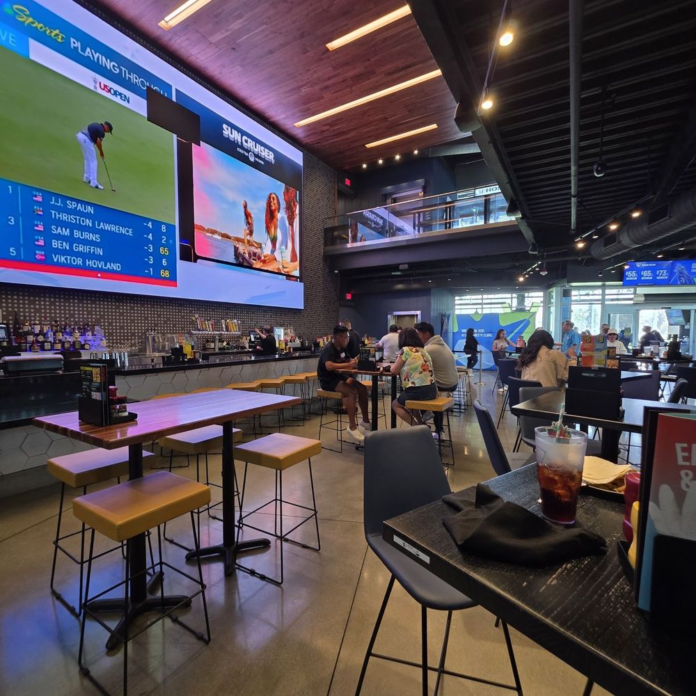 Topgolf - Interior bar seating - Golf Near Me - Montebello, California Topgolf - Interior bar seating - Golf Near Me - Montebello, California