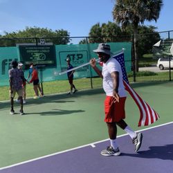 Gerard Loglo Tennis Academy - Having fun for the 4th of July
