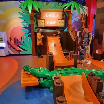 LEGO Discovery Center - One of the many ramps, jump over the alligator - Kids Activities Near Me - Springfield, Virginia