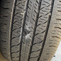 Tire patched and good to go! Tire patched and good to go!