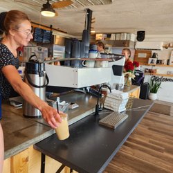 High Seas Coffee - Inside the busy place.