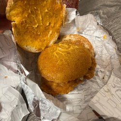 Wendy's - Italian Mozzarella Chicken, but the marinara was inexplicably replaced with honey mustard