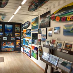 The Art of Hilton - Art "Box" Gallery - Exclusive original paintings, painted surfboards, limited and open edition prints.