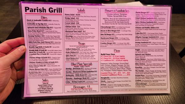 Menu photo 6 Parish Grill Metairie, LA Menu photo 6 Parish Grill Metairie, LA