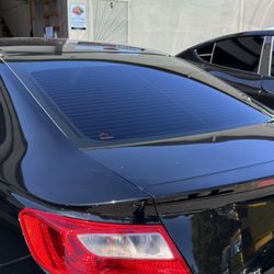 Tint removal and repair.