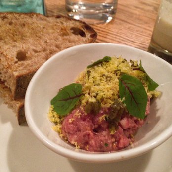 Shift Kitchen & Bar - Beef tartar & bread - New American Near Me - Flagstaff, Arizona Shift Kitchen & Bar - Beef tartar & bread - New American Near Me - Flagstaff, Arizona