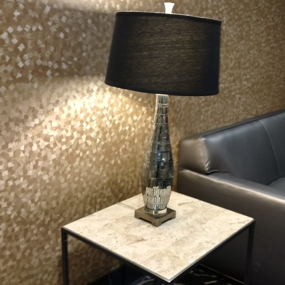 Emagine Macomb - pretty lamp in the lobby of the ladies restroom - Cinema Near Me - Macomb, Michigan