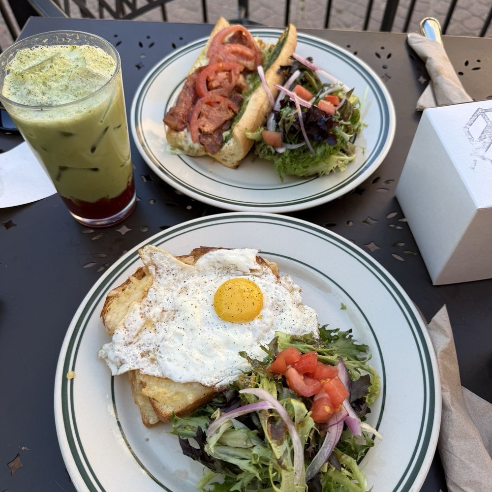 Maisonette - Croquet madame and the Roma. Strawberry matcha latte - Bakeries Near Me - Boulder, Colorado Maisonette - Croquet madame and the Roma. Strawberry matcha latte - Bakeries Near Me - Boulder, Colorado