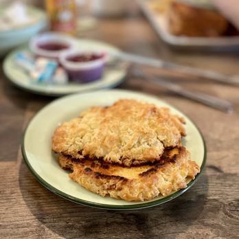Riverhouse Bistro - Don't let the crispy edges fool you, this may be the best biscuit IN THE WORLD. Not to mention the house-made raspberry jam. - Bakeries Near Me - Sequim, Washington Riverhouse Bistro - Don't let the crispy edges fool you, this may be the best biscuit IN THE WORLD. Not to mention the house-made raspberry jam. - Bakeries Near Me - Sequim, Washington