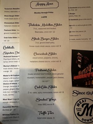 Menu photo 4 Murray's Minneapolis, MN