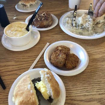 That Biscuit Place - Sausage and egg biscuit, hash brown (tasted like potato pancakes!), biscuits and gravy and pork tenderloin biscuit. All perfection :) - Breakfast & Brunch Near Me - Cumming, Georgia That Biscuit Place - Sausage and egg biscuit, hash brown (tasted like potato pancakes!), biscuits and gravy and pork tenderloin biscuit. All perfection :) - Breakfast & Brunch Near Me - Cumming, Georgia