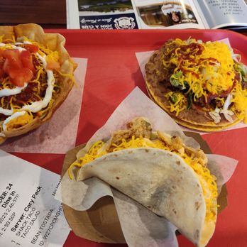Island Taco Shack - Shack taco. Bean tostada. Veggie Taco Salad. - Tacos Near Me - Topeka, Kansas