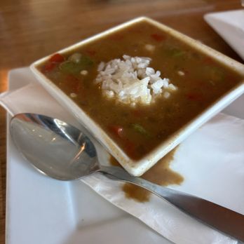 Georgia's Restaurant - Cup of delicious gumbo - Soul Food Near Me - Long Beach, California