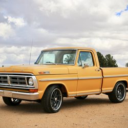 Fat Fender Garage - 1971 Ford F100 with a 5.0 Coyote swap.