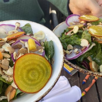 peasants FEAST - Gem salad split in two - American Near Me - Solvang, California peasants FEAST - Gem salad split in two - American Near Me - Solvang, California