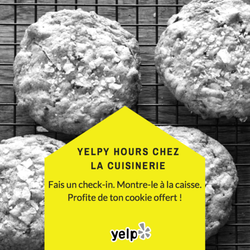 Yelpy Hours @ La Cuisinerie avec les Débarrasoeurs