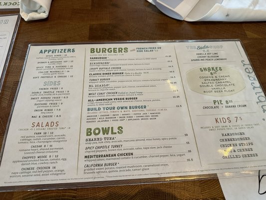 Menu photo 5 Zinburger Gilbert, AZ