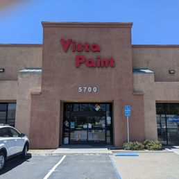 Exterior outside entrance of Vista Paint - San Diego, California Exterior outside entrance of Vista Paint - San Diego, California