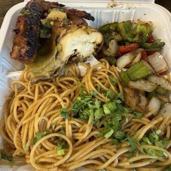 Umaimi - Garlic Noodles with Thai BBQ Chicken - Vietnamese Near Me - Torrance, California Umaimi - Garlic Noodles with Thai BBQ Chicken - Vietnamese Near Me - Torrance, California