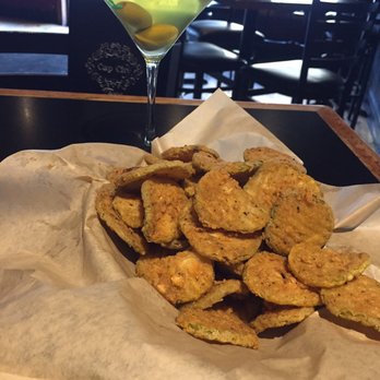 Cap City Tavern - Dirty Pickle Martini and the Chips born in it! - Bars Near Me - Denver, Colorado