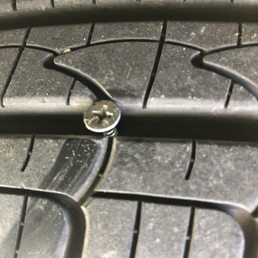 Screw in my tire Screw in my tire