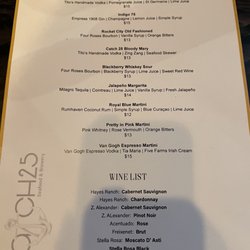 Catch 25 Seafood & Brewery - Menu