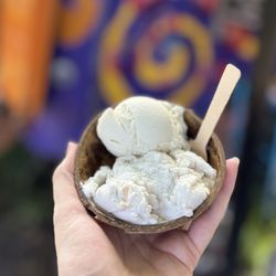 Coconut Glen's Ice Cream - Pineapple Banana and Coconut ice cream
