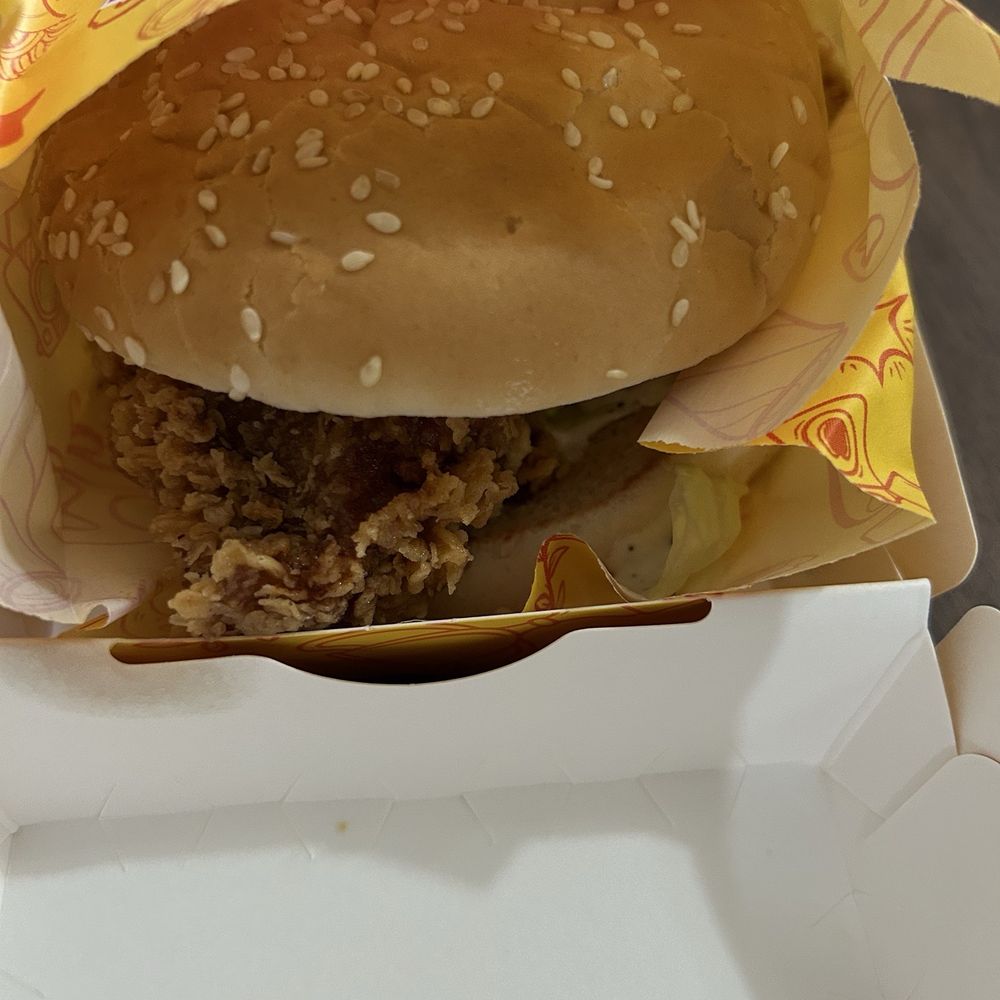 spicy chicken thigh burger spicy chicken thigh burger