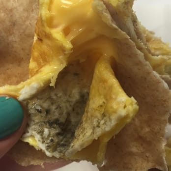 Tete A Tete - This is suppose to be egg and cheese !!!! Nope I didn't order spinach but hey that would've even been okay !!! But that is mold careful - Cafes Near Me - Brooklyn, New York Tete A Tete - This is suppose to be egg and cheese !!!! Nope I didn't order spinach but hey that would've even been okay !!! But that is mold careful - Cafes Near Me - Brooklyn, New York