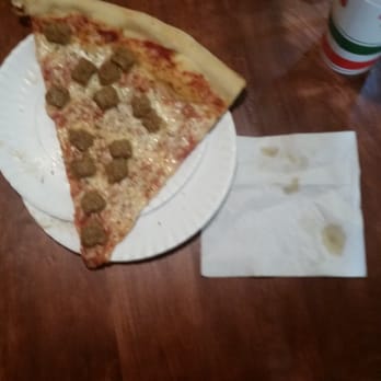 Abo's Pizza - Massive slice of pizza from Abo's pizza. (Napkin for scale, sorry... I didn't have a banana.) - Pizza Near Me - Arvada, Colorado Abo's Pizza - Massive slice of pizza from Abo's pizza. (Napkin for scale, sorry... I didn't have a banana.) - Pizza Near Me - Arvada, Colorado