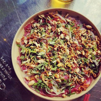 Lunch Lady - Beef carpaccio- bursting with flavours $18 - Vietnamese Near Me - Vancouver, British Columbia Lunch Lady - Beef carpaccio- bursting with flavours $18 - Vietnamese Near Me - Vancouver, British Columbia
