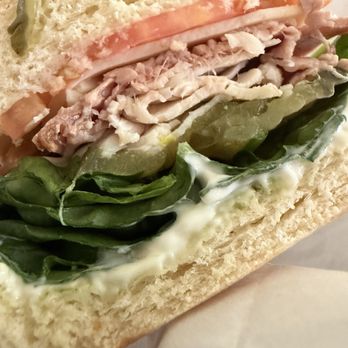Tasty Deli Sandwiches - Dimarco Sandwich, with spinach, tomato, pepper jack, and pickles - Delis Near Me - Santee, California
