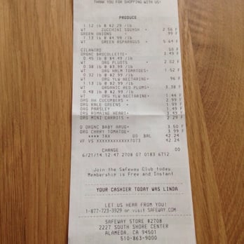 Safeway - $42 for a full bag of produce, not bad Safeway! - Grocery Near Me - Alameda, California