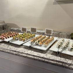 Sushi Assassin - Some of the sushi spread