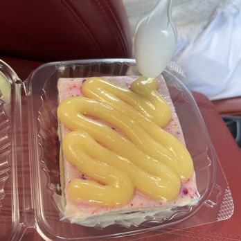 The Bread Box - Special dessert. Raspberry ganache with lemon curd - Bakeries Near Me - San Antonio, Texas The Bread Box - Special dessert. Raspberry ganache with lemon curd - Bakeries Near Me - San Antonio, Texas