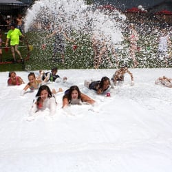 Lone Oak Campsites - Christmas in August Snowstorm!