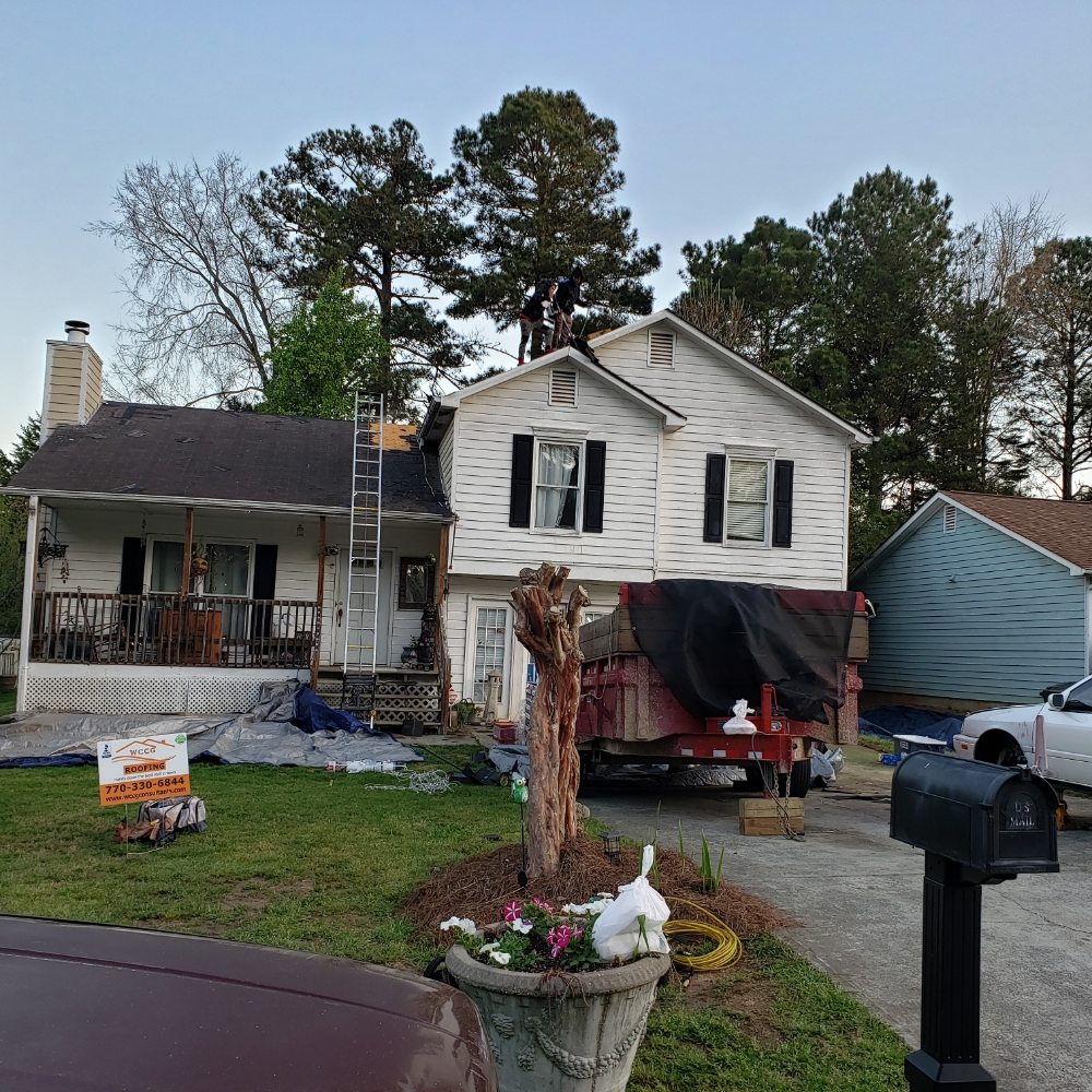 Slide of WCCG Roofing