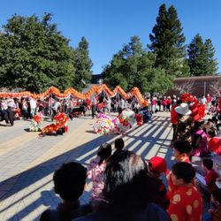 Contra Costa Chinese School - The Lion and the Dragon dance...
