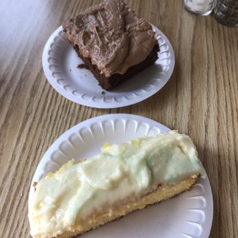 Sweet Pickle Deli - Dr Pepper chocolate cake and lemon cake. Both were fresh and with icing that was made from scratch. Huge portions too! - Delis Near Me - Lampasas, Texas Sweet Pickle Deli - Dr Pepper chocolate cake and lemon cake. Both were fresh and with icing that was made from scratch. Huge portions too! - Delis Near Me - Lampasas, Texas