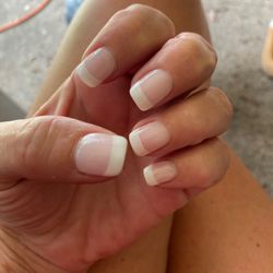 Nail Design - French manicure with SNS