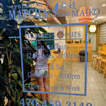 Matcha Cafe Maiko - Business hours. - Ice Cream & Frozen Yogurt Near Me - Atlanta, Georgia Matcha Cafe Maiko - Business hours. - Ice Cream & Frozen Yogurt Near Me - Atlanta, Georgia