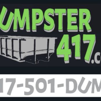 Dumpster 417 - Dumpster Rental Near Me - Springfield, Missouri Dumpster 417 - Dumpster Rental Near Me - Springfield, Missouri