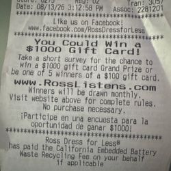 Ross Dress for Less