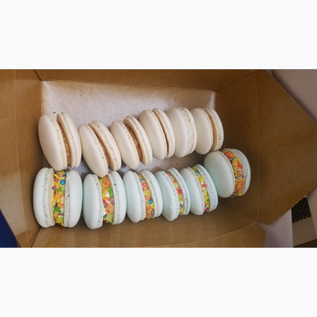 CC's Macarons and Desserts - Salted caramel and fruity pebbles macarons - Macarons Near Me