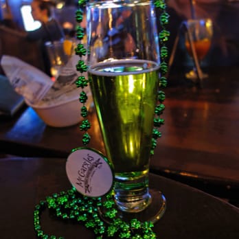 Emerald Loop - Green Miller Lite beer - Irish Pub Near Me - Chicago, Illinois