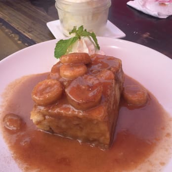 The Attic - Bananas foster bread pudding ($9) a la mode ($2) winnahz - Breakfast & Brunch Near Me - Long Beach, California