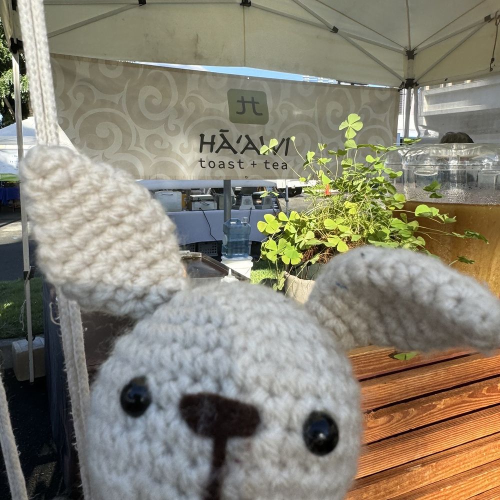 a crocheted bunny