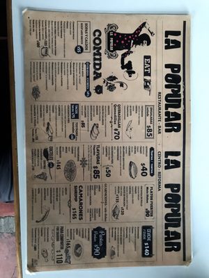 Menu photo 4 La Popular Oaxaca, OAX Menu photo 4 La Popular Oaxaca, OAX